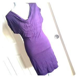 H&M purple sweater dress
